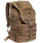 Штурмовий тактичний рюкзак армійський військовий похідний полювання 30 літрів 45 х 32 х 15,5 см SILVER KNIGHT хакі АН9900 - зображення 3