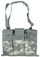 Результат тактичний для трьох магазинів М16, M4 Molle II General Bandoleer Ammunition Pouch піксель - зображення 1