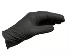 Нітрилові одноразові рукавички без пудри WURTH М Чорні (0899470398) - зображення 1