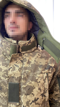 Куртка бушлат зимовий військовий, бушлат зимовий куртка військова піксель ЗСУ, розмір 56, Bounce HS-RD-0056 - зображення 4