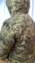 Куртка бушлат зимний военный, бушлат зимовий куртка військова піксель ЗСУ, розмір 52, Bounce HS-RD-0052 - изображение 6