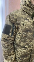 Куртка бушлат зимовий військовий, бушлат зимовий куртка військова піксель ЗСУ, розмір 58, Bounce HS-RD-0058 - зображення 7