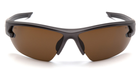 Захисні окуляри Venture Gear Tactical Semtex 2.0 Gun Metal Anti-Fog, коричневі - зображення 2