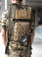 Тактический армейский военный рюкзак MIL-TEC ASSAULT® Large 36 л. Ranger Green/Coyot, ОРИГИНАЛ, MIL-TEC - изображение 7