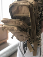 Военный тактический штурмовой рюкзак MIL-TEC из Германии койот для военных ЗСУ - изображение 11