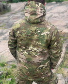 Куртка тактическая Accord Soft Shell(Водостойкая),на флисе,мультикам XL - изображение 3