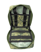 Аптечка военная тактическая Medical Kit-1 (без наполнения) ТМ Signal, подсумок украинский пиксель (зеленый) - изображение 4