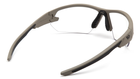 Захисні окуляри Venture Gear Tactical Semtex 2.0 Tan Anti-Fog, прозорі - зображення 2