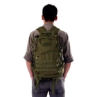 Рюкзак тактический походный Oxford Тактик на 2 плеча 45 л Green (Т 402) - изображение 5