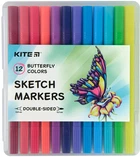 Скетч маркеры Kite набор 12 шт Butterfly (K22-044-2)