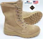 Берці армії США демісезонні для холодної погоди Belleville Intermediate Cold Wet Boots 48 пісочні