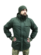 Тактична куртка хакі зсу чоловіча, зимова утеплена з капюшоном Розмір 48-50 зріст 167-179 - зображення 3