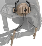 Кріплення адаптер на шолом для активних навушників затискне тан - зображення 3