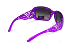 Очки защитные открытые Global Vision Passion Purple фиолетовые - изображение 4