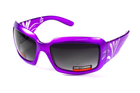 Очки защитные открытые Global Vision Passion Purple фиолетовые - изображение 5