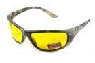 Окуляри захисні Global Vision Hercules-6 Digital Camo (yellow) жовті - зображення 6