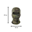 Балаклава для военных, ветрозащитный капюшон мужской, летний, цвет зелёный-камуфляж, TTM-05 A_1 №5 - изображение 2