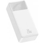 Повербанк портативное зарядное устройство Power Bank Baseus 30000 mAh premium 20W 3A c Led дисплеем Bipow Digital Display White