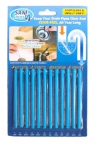 Набор палочек от засора слива раковины и канализации Sani Sticks