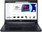 Ноутбук Acer Aspire 7 A715-42G-R7BK (NH.QE5EU.00L) Charcoal Black / AMD Ryzen 7 5700U / RAM 16 ГБ / SSD 512 ГБ / nVidia GeForce RTX 3050, 4 ГБ