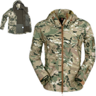 Тактична куртка на флісі SOFT SHEL мультикам XL - зображення 1