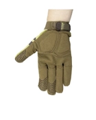 Перчатки тактические военные-армейские PROTECTOR с защитой костяшек кулака дышащие, боевые XL Multicam BMCP39770-2 - изображение 3