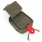 Подсумок для аптечка Emerson Military First Aid Kit Pouch хаки 2000000091976 - изображение 5