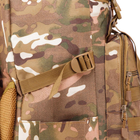 Рюкзак тактический штурмовой Zelart 7498 объем 25 литров Camouflage Green - изображение 5