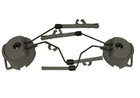 Крепления для активных наушников FMA EX Headset and Helmet Rail Adapter Set GEN1 FG Oliva - изображение 5