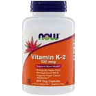 Вітамін K NOW Foods Vitamin K-2 100 mcg 250 Veg Caps