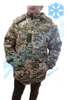 Куртка бушлат зимовий військовий, бушлат зимовий куртка військова піксель ЗСУ, розмір 56, Bounce OS-JI-0056 - зображення 2