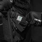 Тактична куртка утеплена BEZET 6331 XXL Чорна (2000093212425) - зображення 9