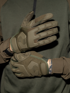 Тактичні рукавички BEZET 6262 M Хакі (2000093212241) - зображення 8