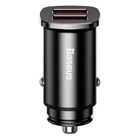 Адаптер автомобильный BASEUS Square metal QC3.0 2USB 30W 5A CCALL-DS01