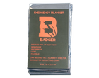 Термоодеяло - Фольга NRC Badger Outdoor Emergency Blanket - изображение 3