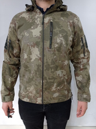 Куртка мужская тактическая Мультикам Accord Турция Софтшел Soft-Shell ВСУ (ЗСУ) L 8716 хаки - изображение 1