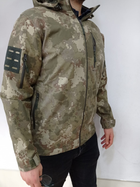 Куртка чоловіча тактична Мультикам Accord Туреччина Софтшел Soft-Shell ЗСУ XL 8717 хакі - зображення 2