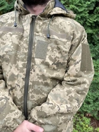 Куртка-бушлат военная мужская тактическая ВСУ (ЗСУ) Пиксель 8722 54 размер хаки - изображение 3