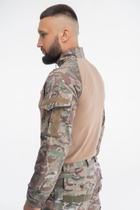 Тактична Осіння військова форма комплект костюм, (Убакс + Штани), Камуфляж "Мультикам", Розмір: XXL - зображення 5