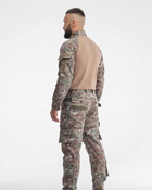 Тактична Осіння військова форма комплект костюм, (Убакс + Штани), Камуфляж "Мультикам", Розмір: XXXL - зображення 6