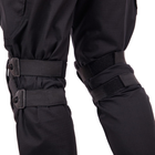 Прочные тактические наколенники и налокотники комплект защиты для коленей и локтей PRO TACTICAL черные АН7495 - изображение 5
