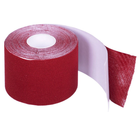 Кінезіо тейп пластир для тейпування тіла тейп стрічка для спини шиї 5 см х 5 м SP-Sport Червоний (BC-4863-5) - зображення 3
