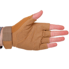 Тактичні рукавички без пальців військові армійські для риболовлі полювання із захистом TACTICAL Хакі (BC-8811) XL - зображення 3