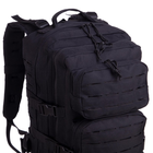 Военный тактический рюкзак штурмовой SILVER KNIGHT 25 л Размер 43 x 25 x 14 см Оксфорд Черный (LK2021) - изображение 7