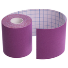 Кинезио тейп пластырь для тейпирования тела тейп лента для спины шеи 7,5 см х 5 м Kinesio tape ROX Розовый (5503-7_5) - изображение 5