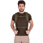 Військовий тактичний рюкзак штурмовий SILVER KNIGHT 25 л Розмір 43 x 25 x 14 см Оксфорд Хакі (LK2021) - зображення 10
