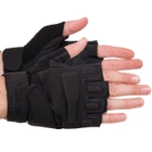 Тактичні рукавички без пальців військові BLACKHAWK Для риболовлі для полювання Поліестер Чорний (BC-4380) XL - зображення 1