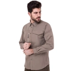 Мужская тактическая военная рубашка хаки с длинным рукавом Pro Tactical непромокаемая Полиэстер Хаки (7188) XL - изображение 2