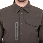 Мужская тактическая военная рубашка оливковая с длинным рукавом Pro Tactical непромокаемая Полиэстер Оливковая (7188) XL - изображение 7