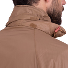 Легкая мужская ветровка куртка непромокаемая весенняя осенняя спортивная тактическая Pro Tactical Хаки (3448) M - изображение 8